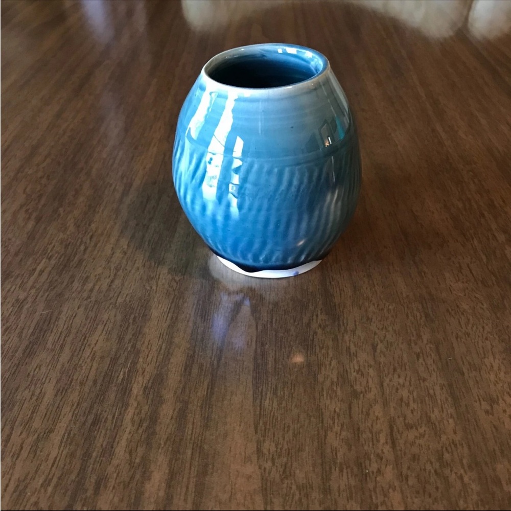 Handmade Glazed Ceramic Clay Decorative Pottery Plant Container Small Vase